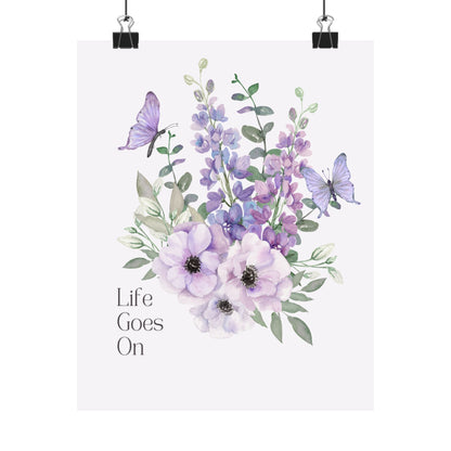"Life Goes On" Poster